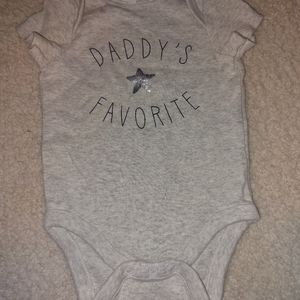 "Daddy's favorite" onesie
